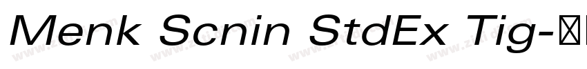 Menk Scnin StdEx Tig字体转换